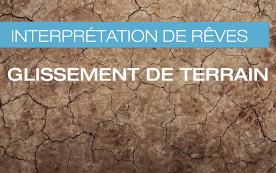 Glissement de terrain : quelle signification? (VIDEO)